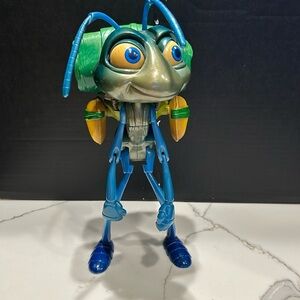 DISNEY PIXAR A BUG’S LIFE Flik 12” Vintage Figurine